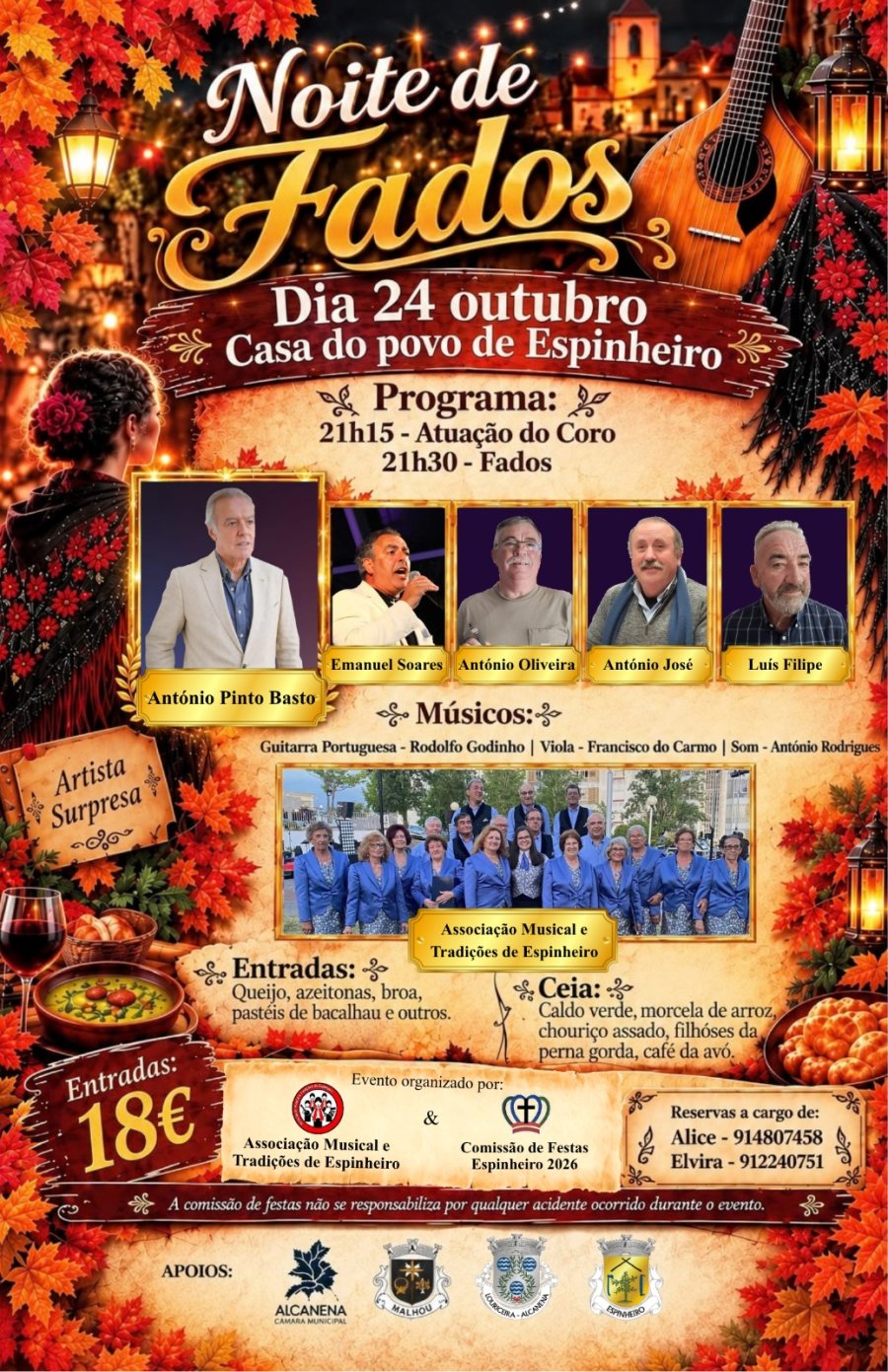 NOITE DE FADOS